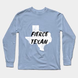 The Fierce Texas Black and White Long Sleeve T-Shirt